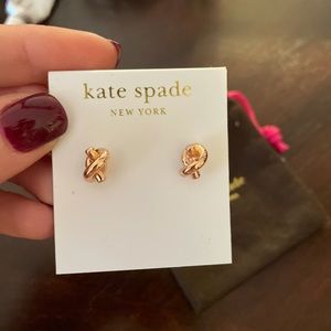 Kate Spade sailors knot stud earrings